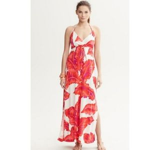 NEW Banana Republic MILLY boho palm leaf maxi dress